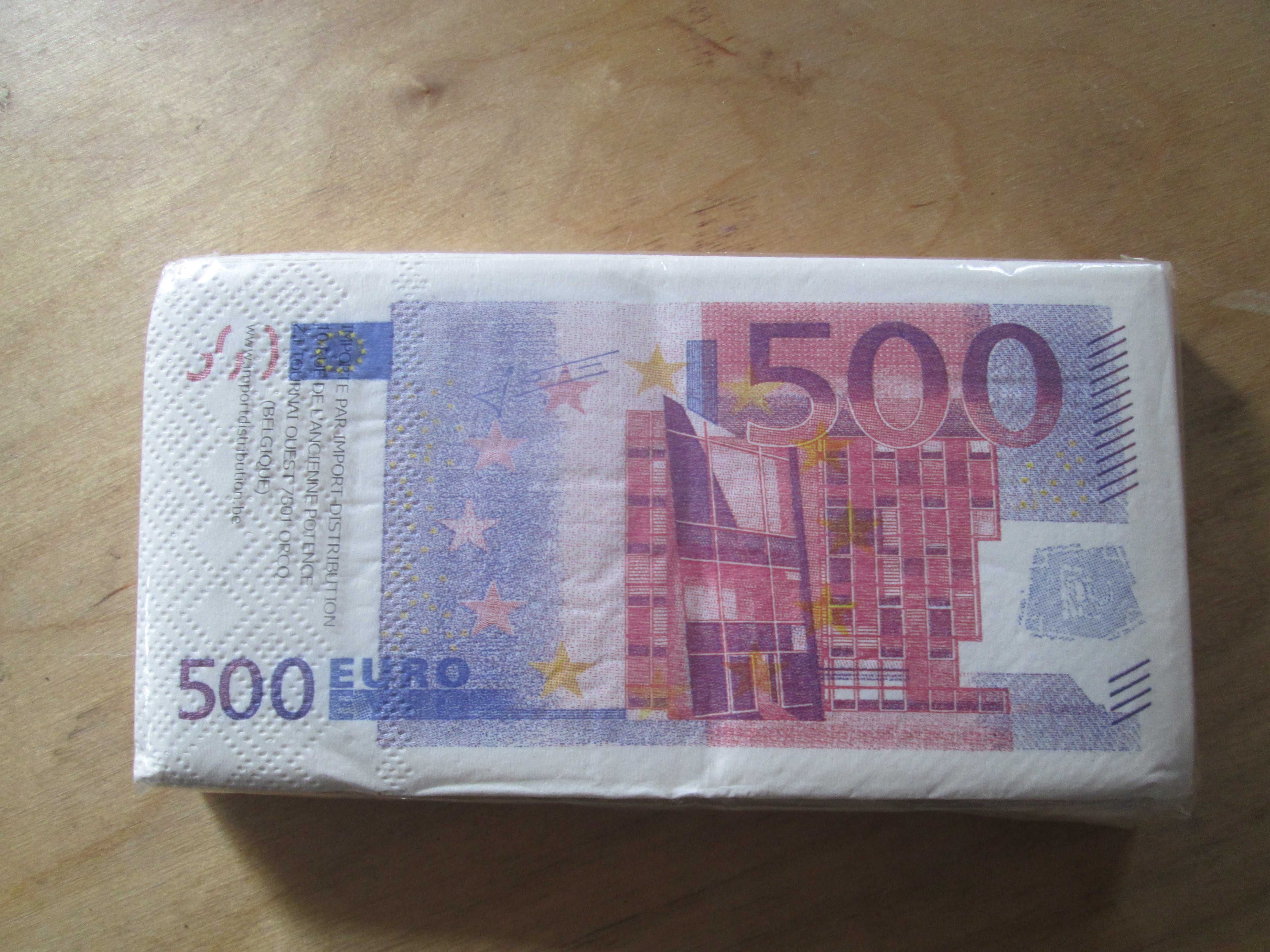 Guardanapos 500 euros