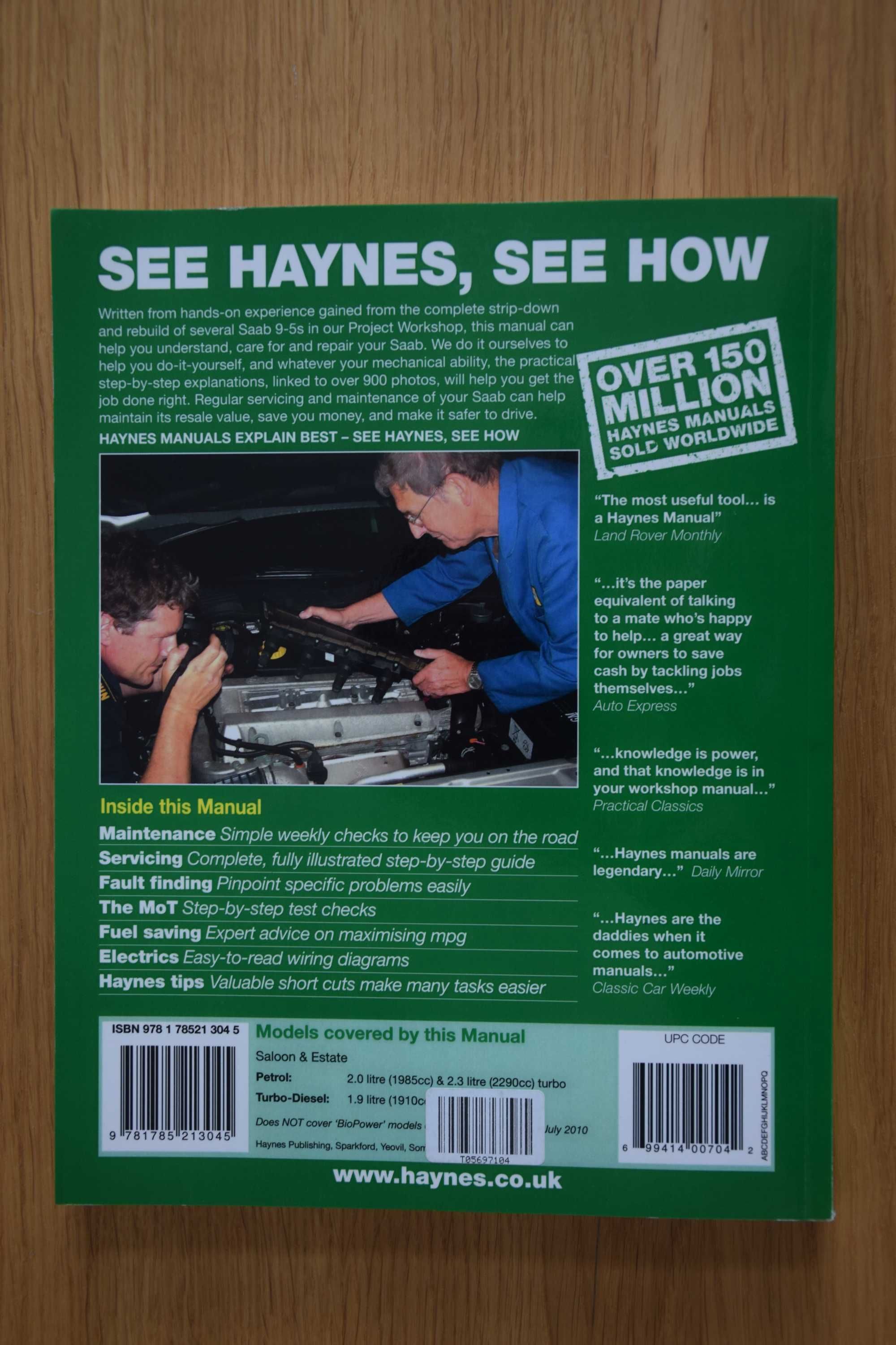 Instrukcja SAAB 9-5 Haynes