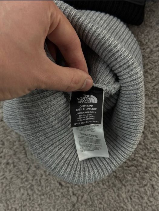 Czapka The North Face czarna zimowa męska damska