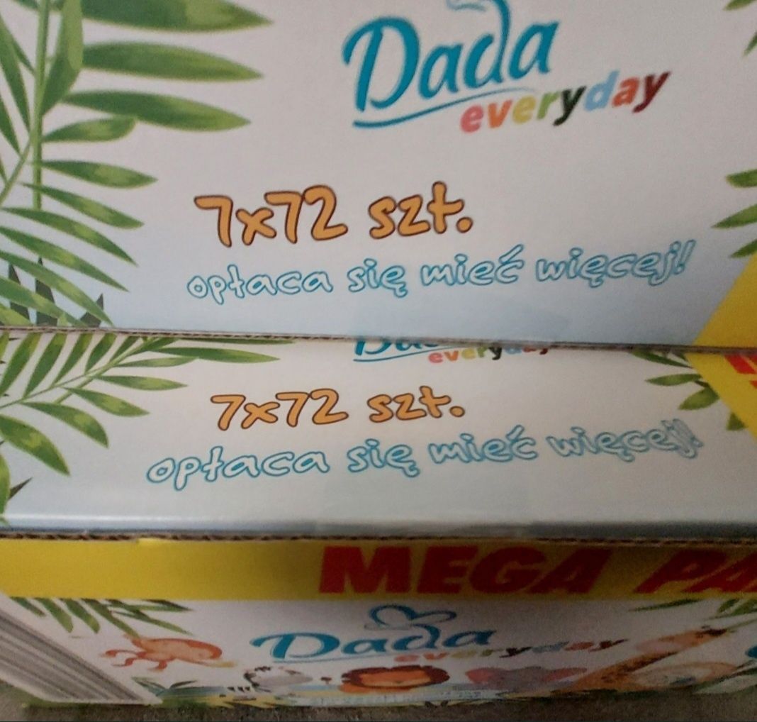 1zł Wysyłka Mega Paka Chusteczki DADA Everyday Nawilżane Zielone NOWE