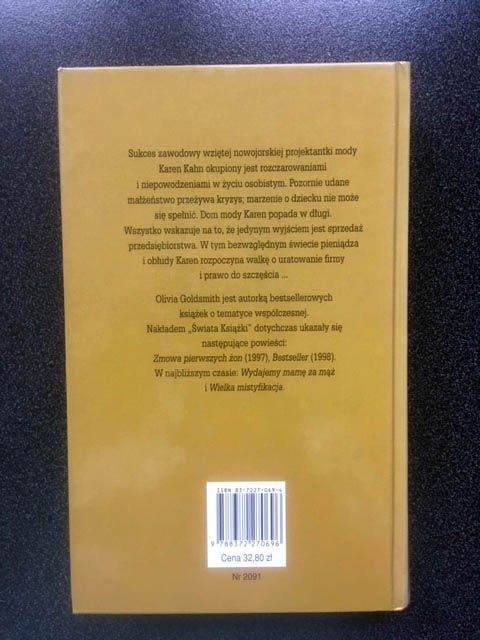“Spóźniona moda”, Olivia Goldsmith