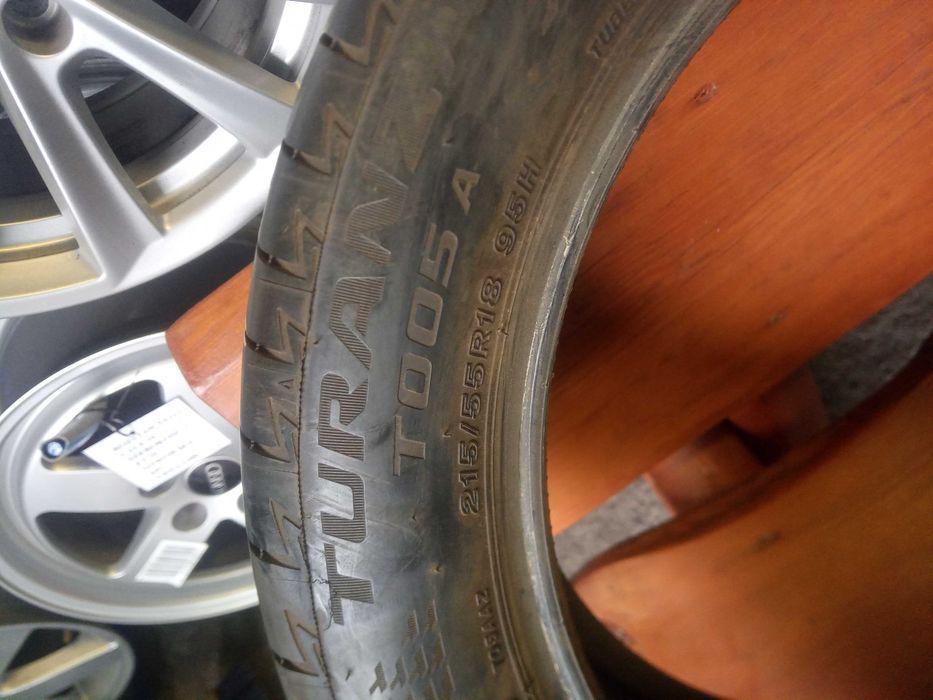 Opony letnie 4x 215/55R18 Bridgestone rok 2020 #E014