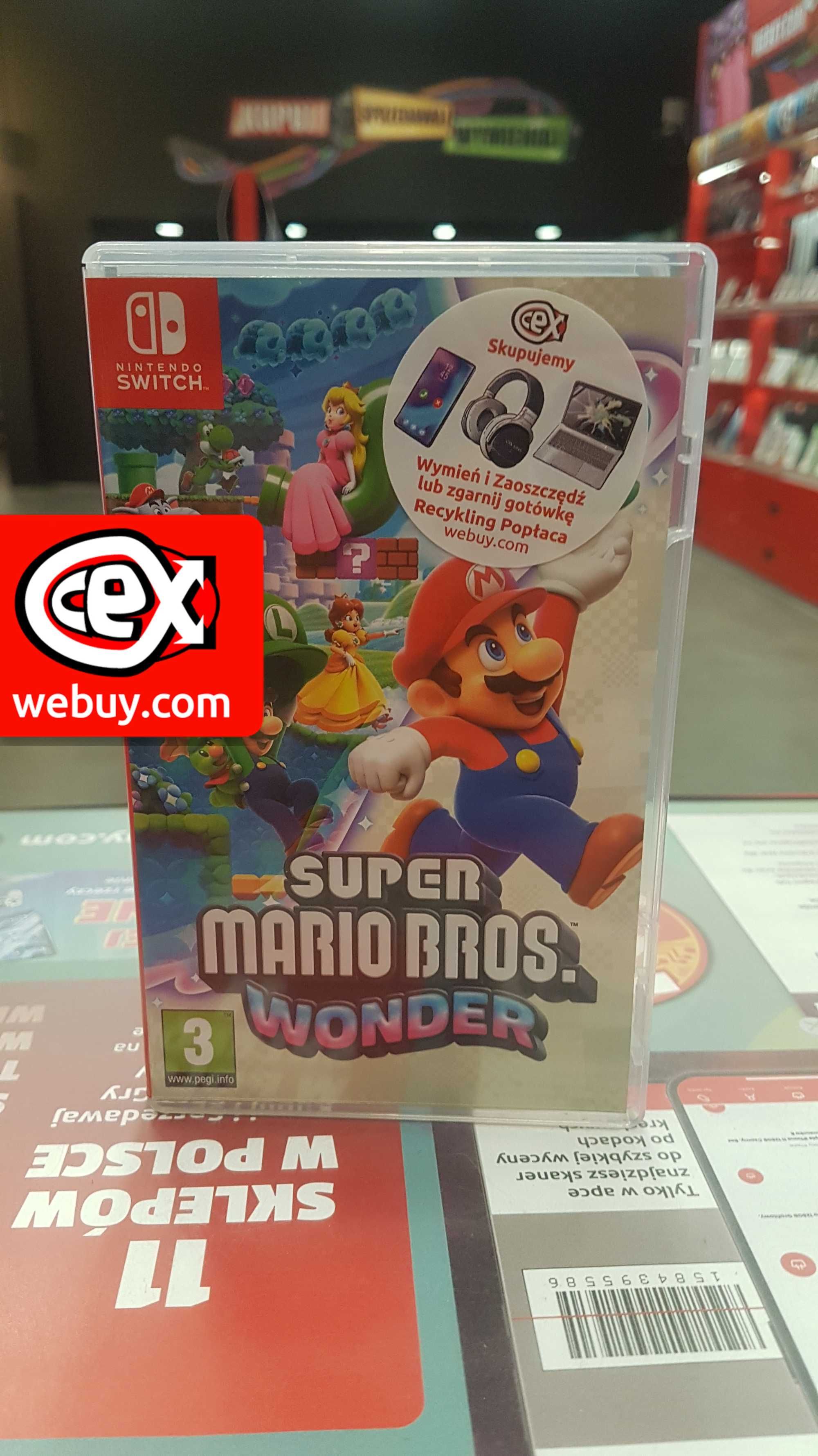 Gra Super Mario Bros. Wonder na Nintendo Switch CeX Warszawa