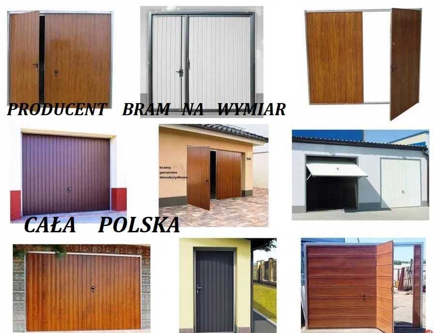 Brama garażowa BRAMA UCHYLNA 2x2  ROZWIERNA bramy na m2 TANIO i SZYBKO