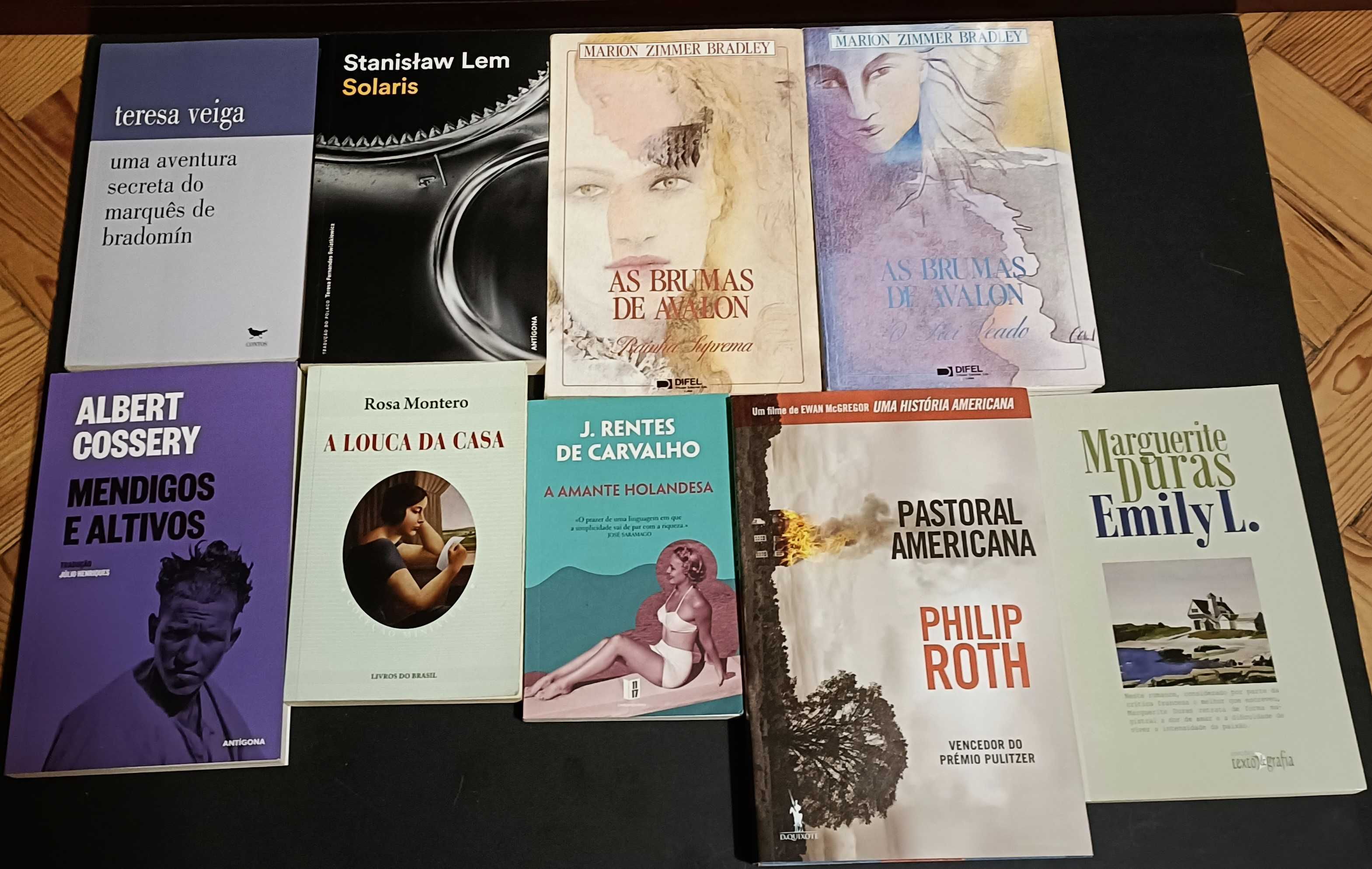 Lote 34 livros. Literatura variada de grande qualidade. Só 275€.