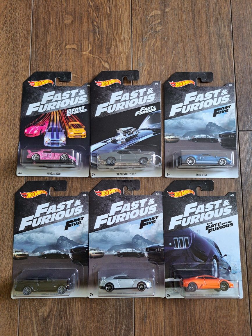 Hot Wheels Fast and Furious - 2018 Cały set