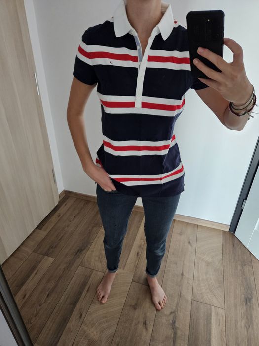 Polówka Tommy Hilfiger polo w paski