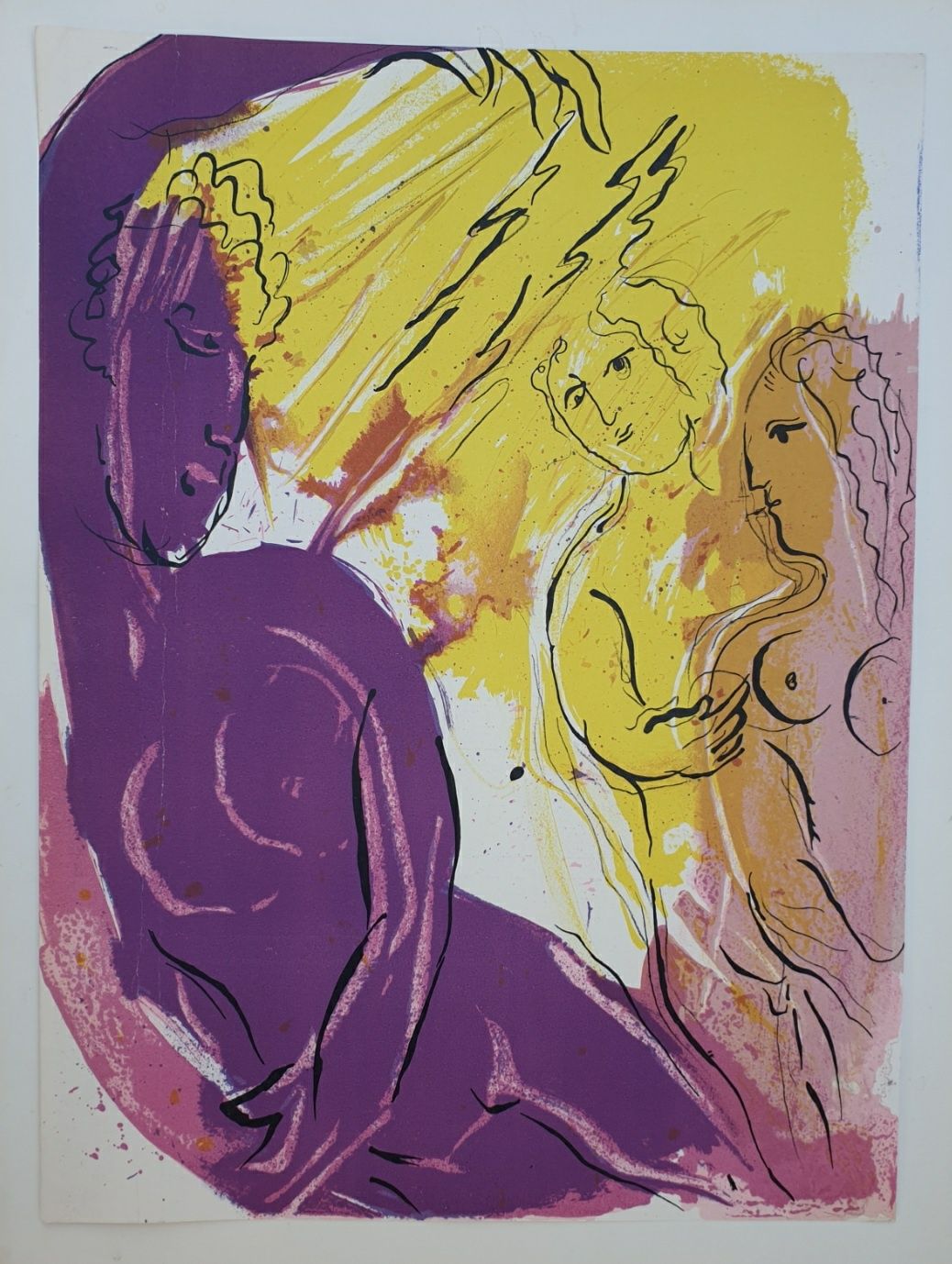 Марк Шагал - оригинальная литография 1956 и 1960