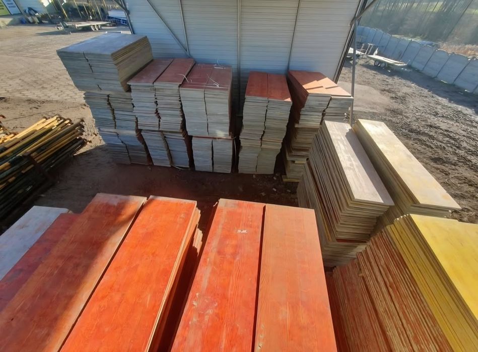 Blaty płyty stropowe okuwane sklejka szalunkowa Peri Doka szalunek