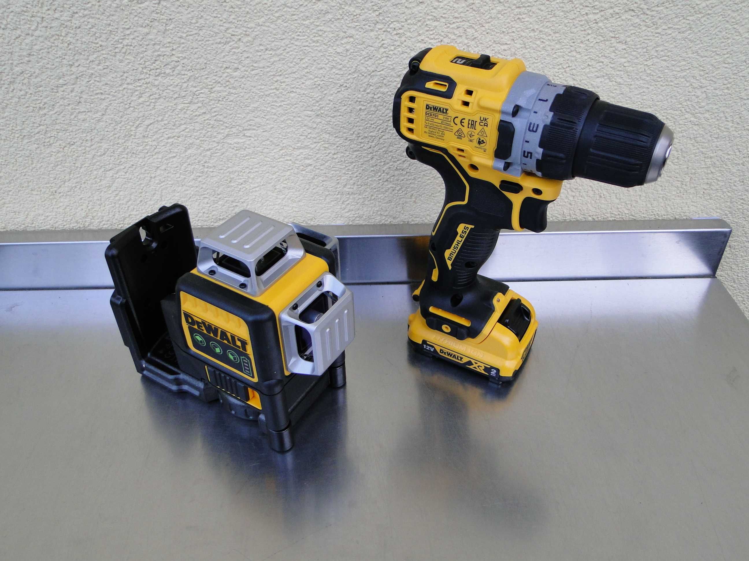 DEWALT DCK212D2T, Zestaw DCD701+DCE089, 12V 2x2Ah, Nowy