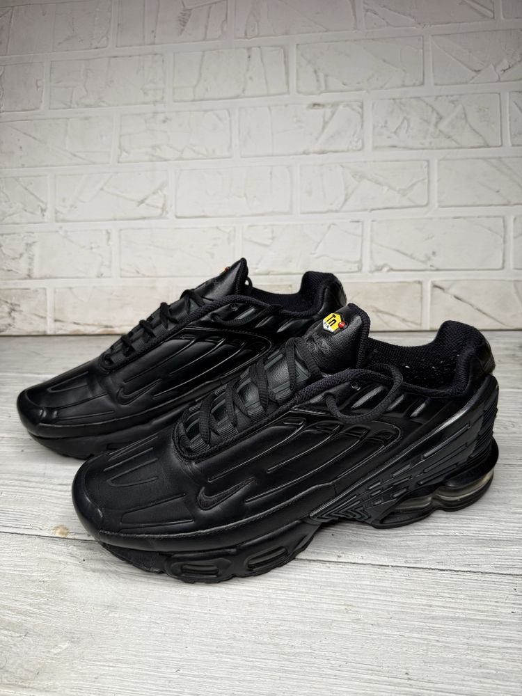 Черные кроссовки nike air max plus 3 tn 44-44.5 размер