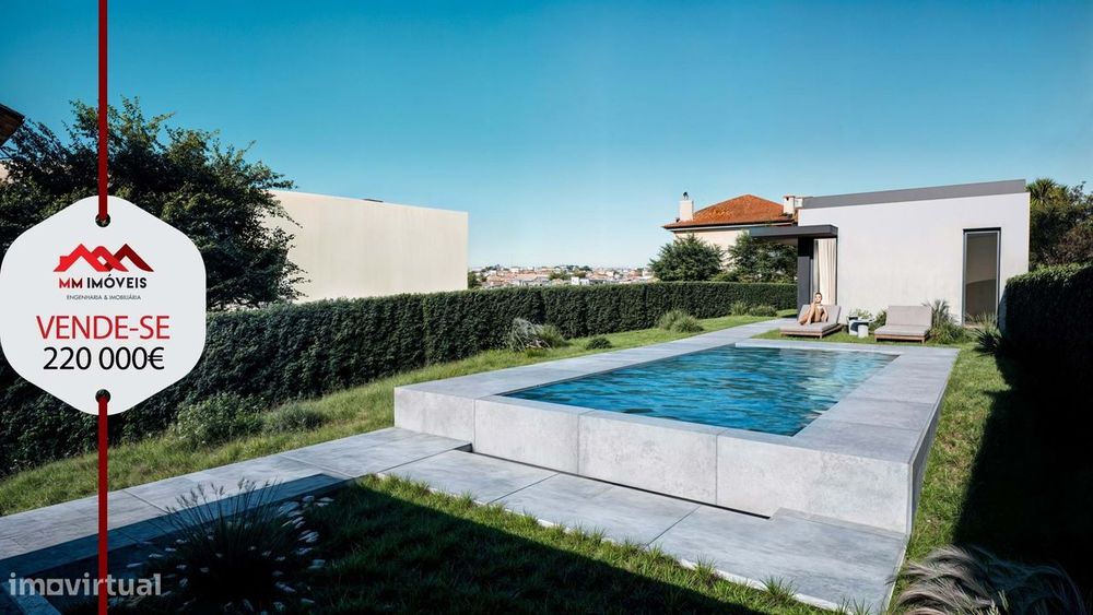 Terreno | Valbom | Projeto Aprovado | Vistas Rio | 440m2 | Piscina