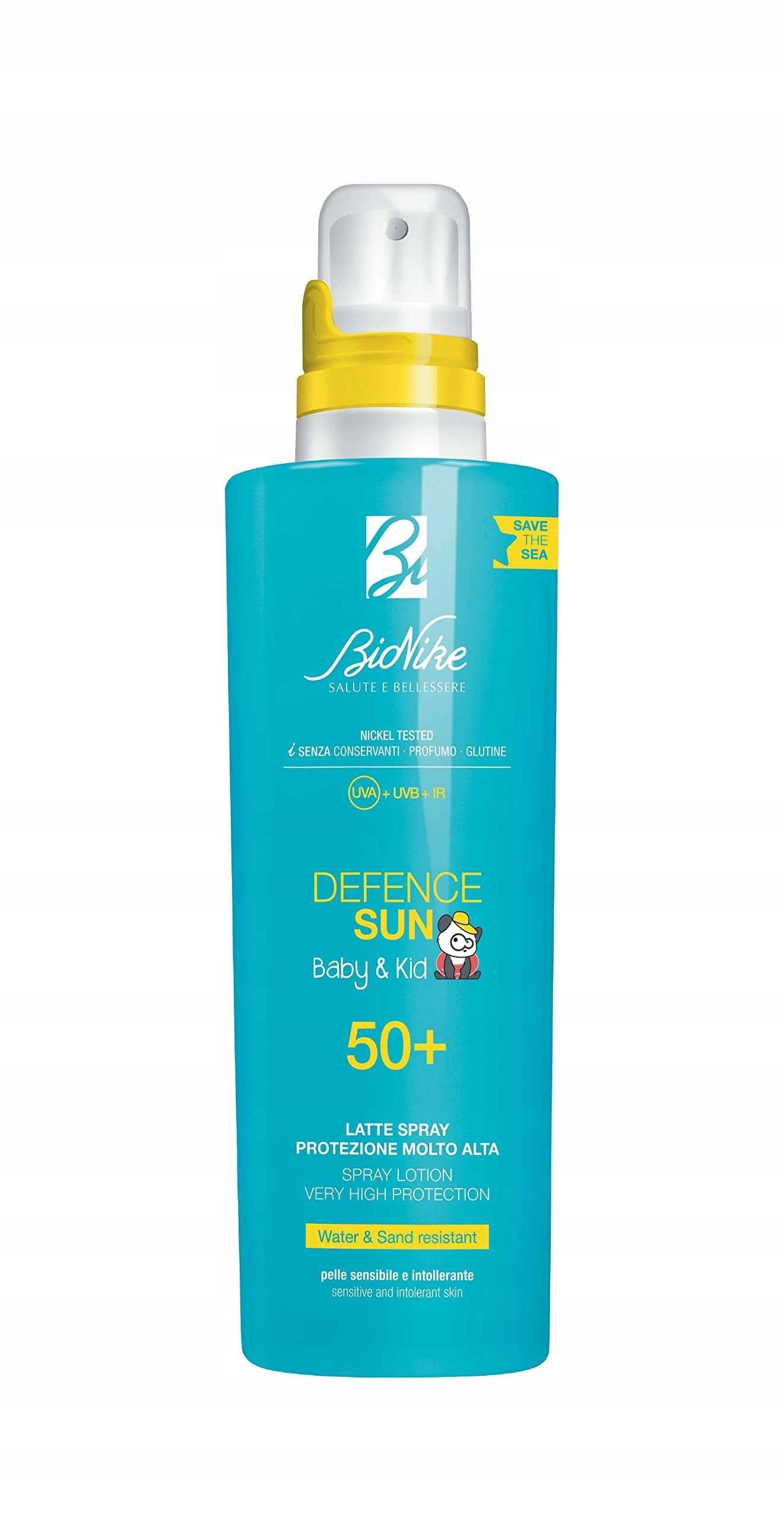 BIONIKE Defense Sun B&K MLECZKO SPRAY SPF 50+ Krem 200ml Dla dzieci
