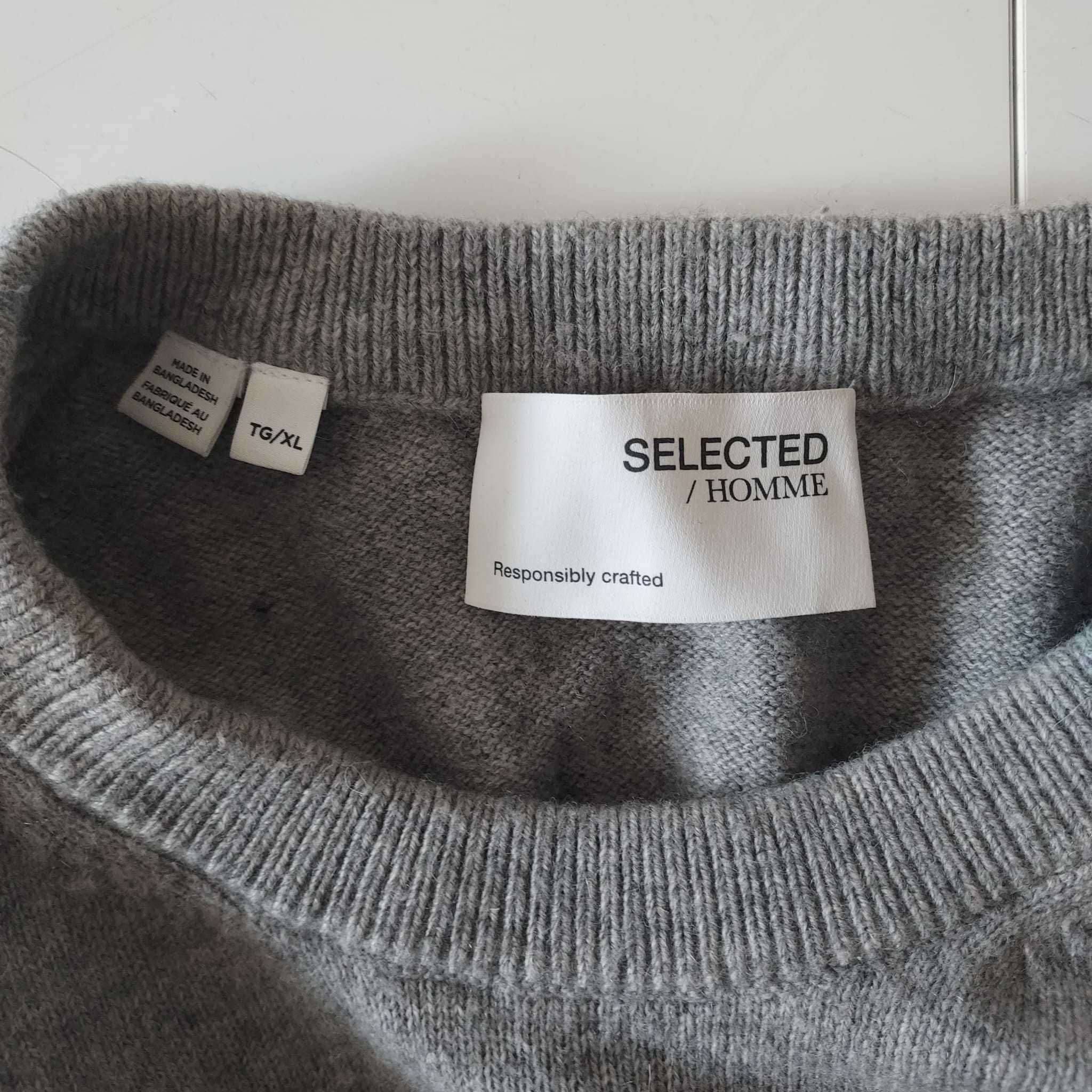 XL Szary Bezrękawnik Selected/Homme