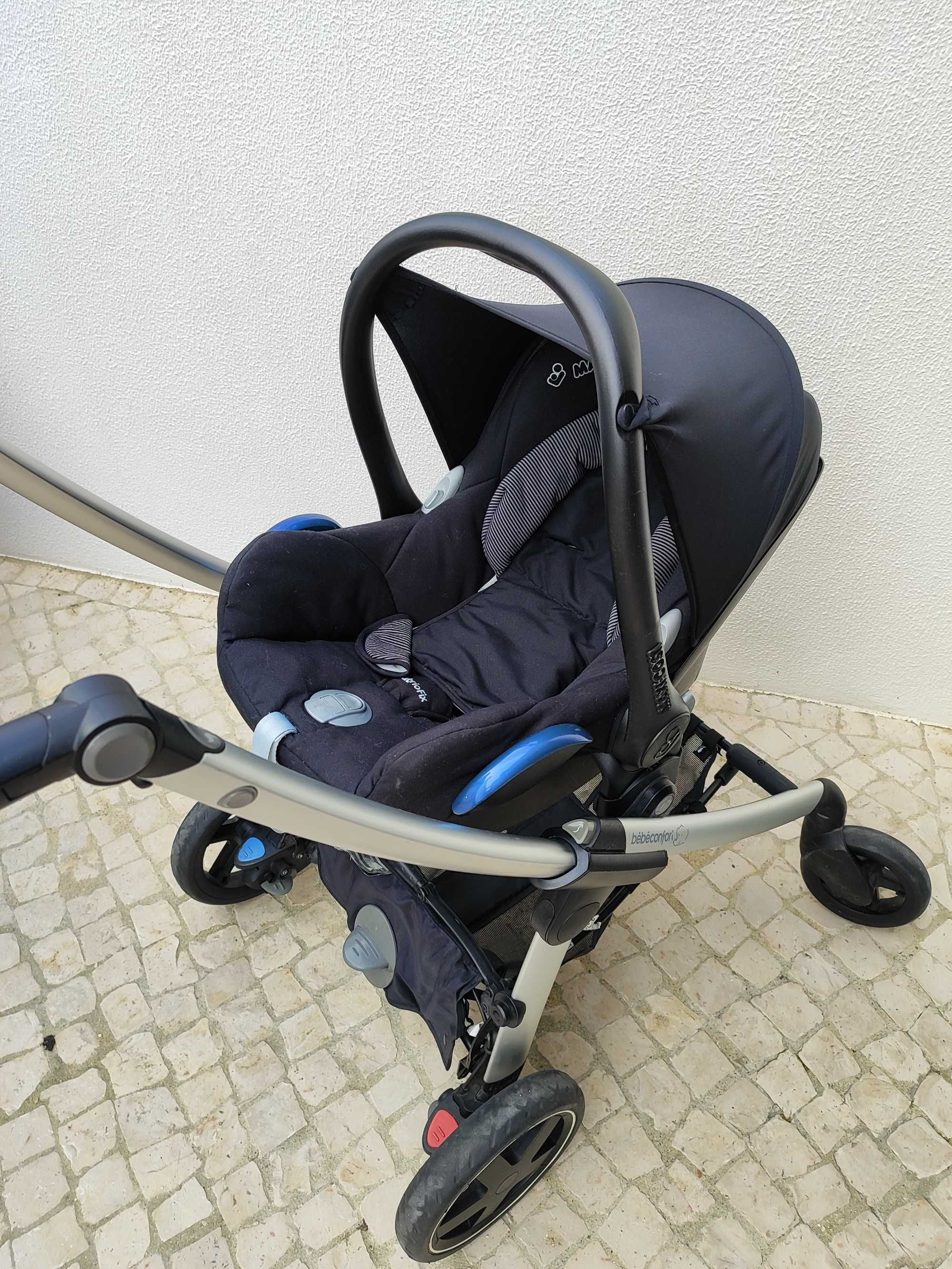 Trio (ovo, cadeira, alcofa) - carro bebé - bebe Confort