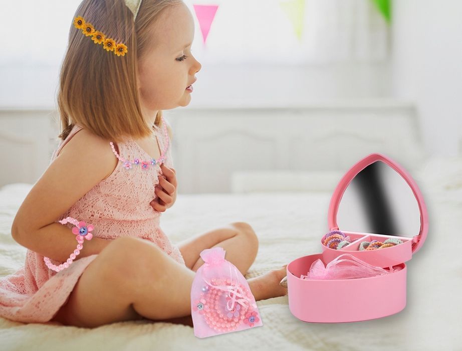 Spinki Gumki Do Włosów Koraliki Zestaw Fryzjerski