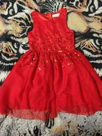 Sukienka czerwona rozmiar 128