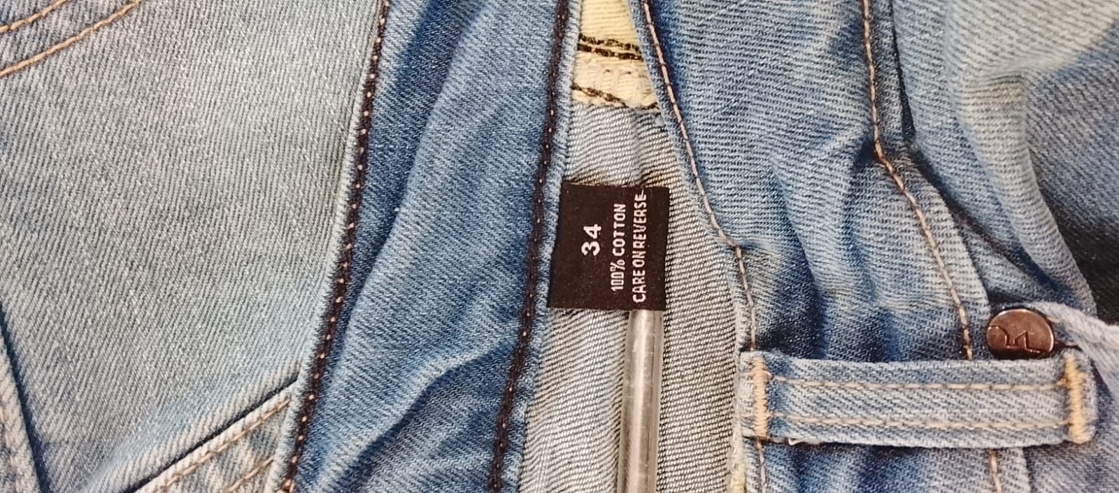 Spodnie jeans motocyklowe SECA r 34