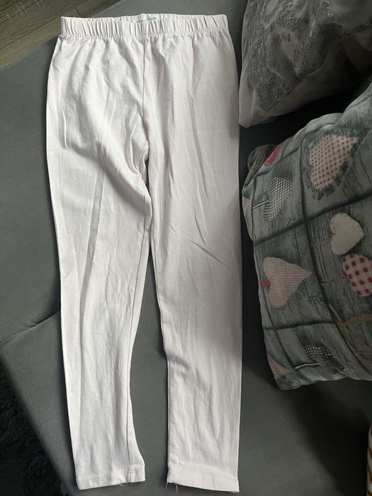 Getry leginsy różowe 128/134