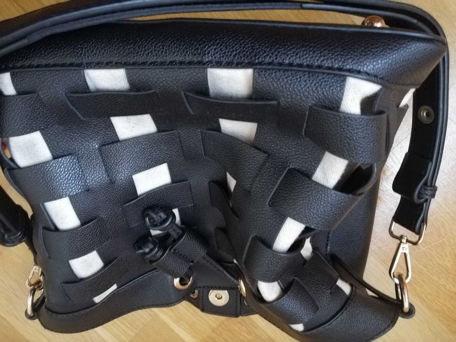 Mala/saco em xadrez preto