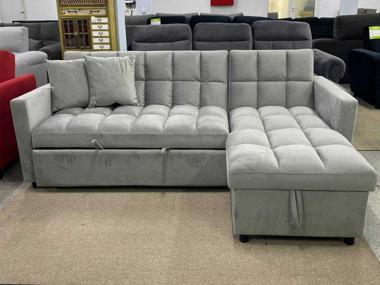 sofá-cama novo cinza  - envio gratis