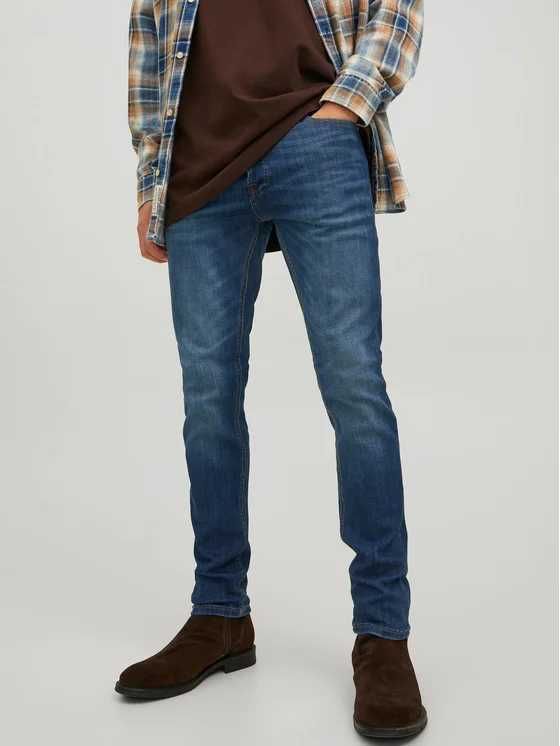 Jack & Jones jjglen spodnie Slim rurki w34 l34 xl jeansowe