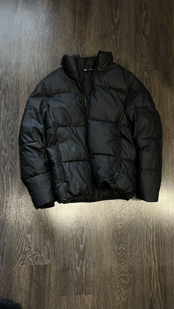 Пуховик Zara черный