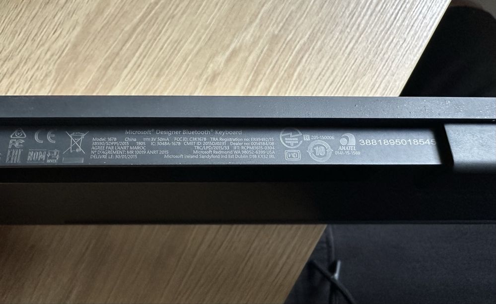 Microsoft Designer Bluetooth Keybord. Klawiatura Microsoft jak nowa!