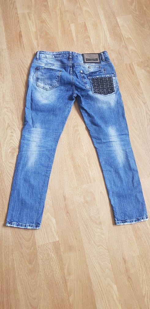 Spodnie damskie Philipp Plein jeans rozmiar 28