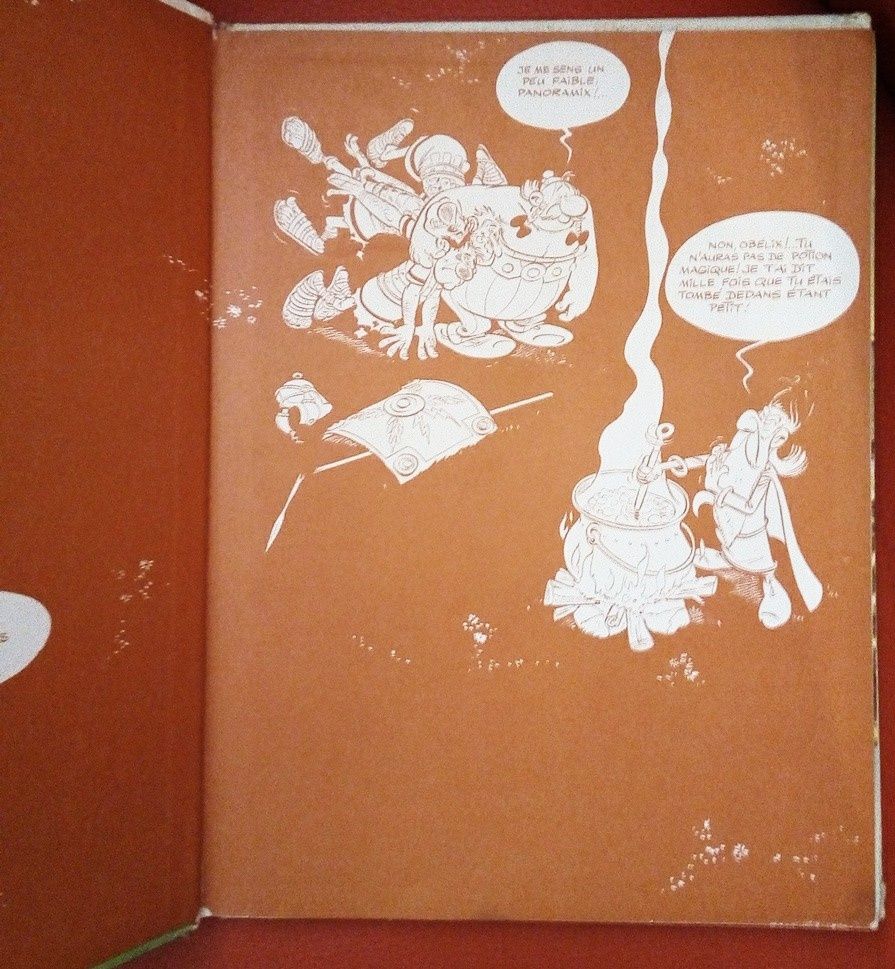 Livro Astérix, La Zizanie, edição francesa 1970