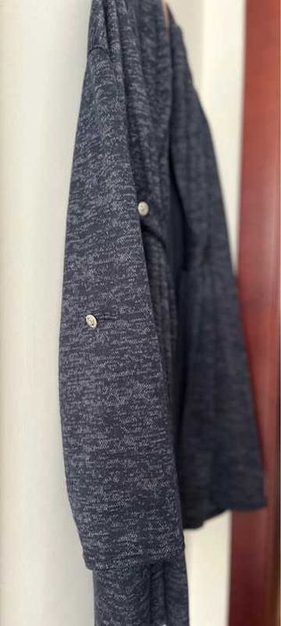 Nowa z metką granatowa narzutka kardigan damski XXL 48/50