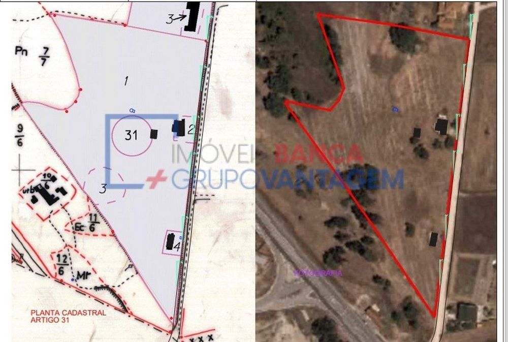Terreno Rústico com 16.040m2 para construção na Moita