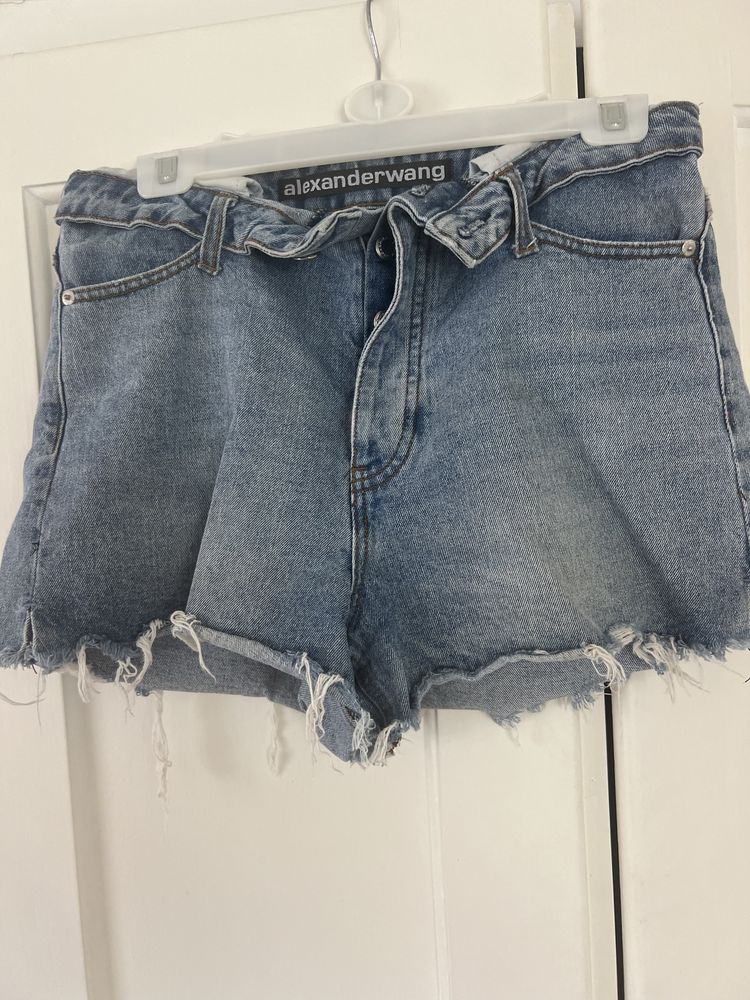 Джинсовые шорты Alexander Wang