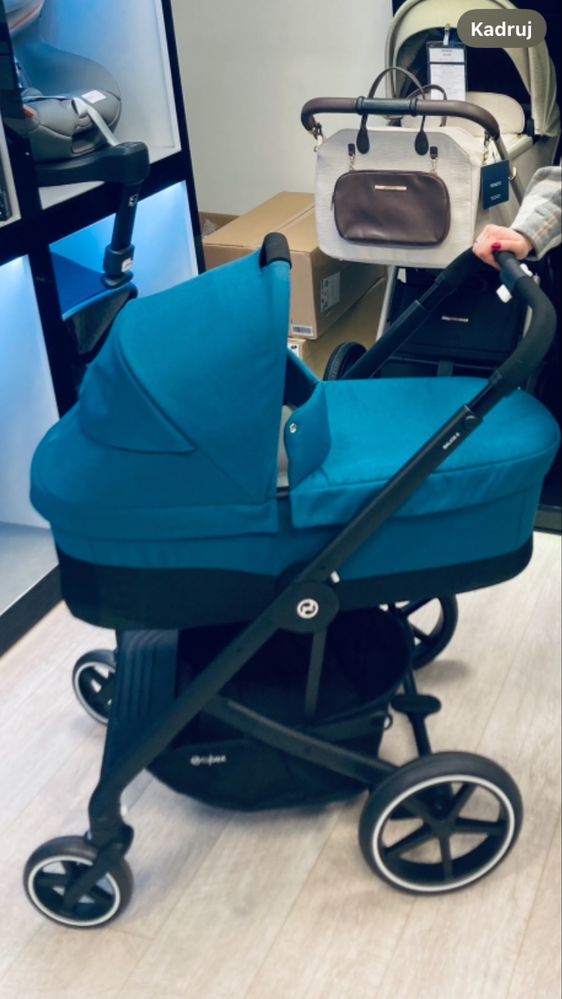 Wózek 3 w 1 gondola i spacerowka cybex balios s adaptery maxi cosi