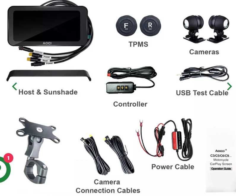 AOOCCI C6 PRO Com câmaras e comando NOVO