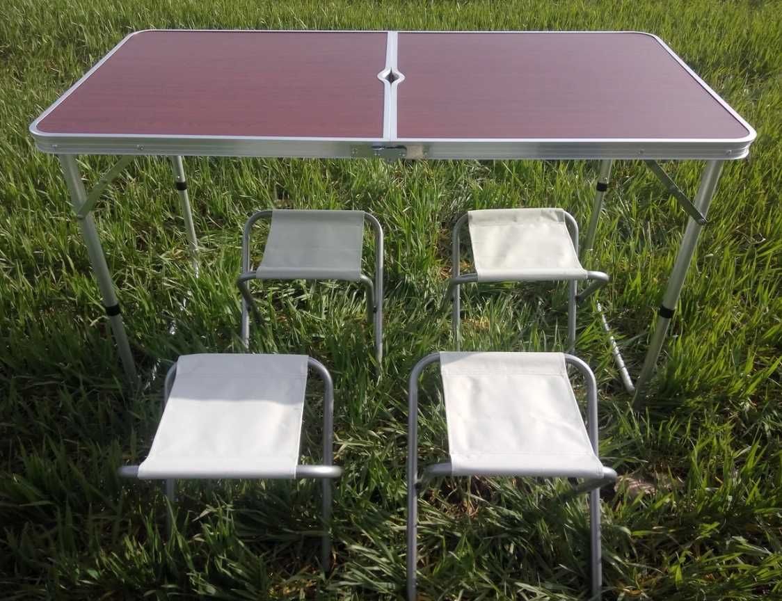 набір для пікніку у чемодані туристичнй стіл зі стільчиками