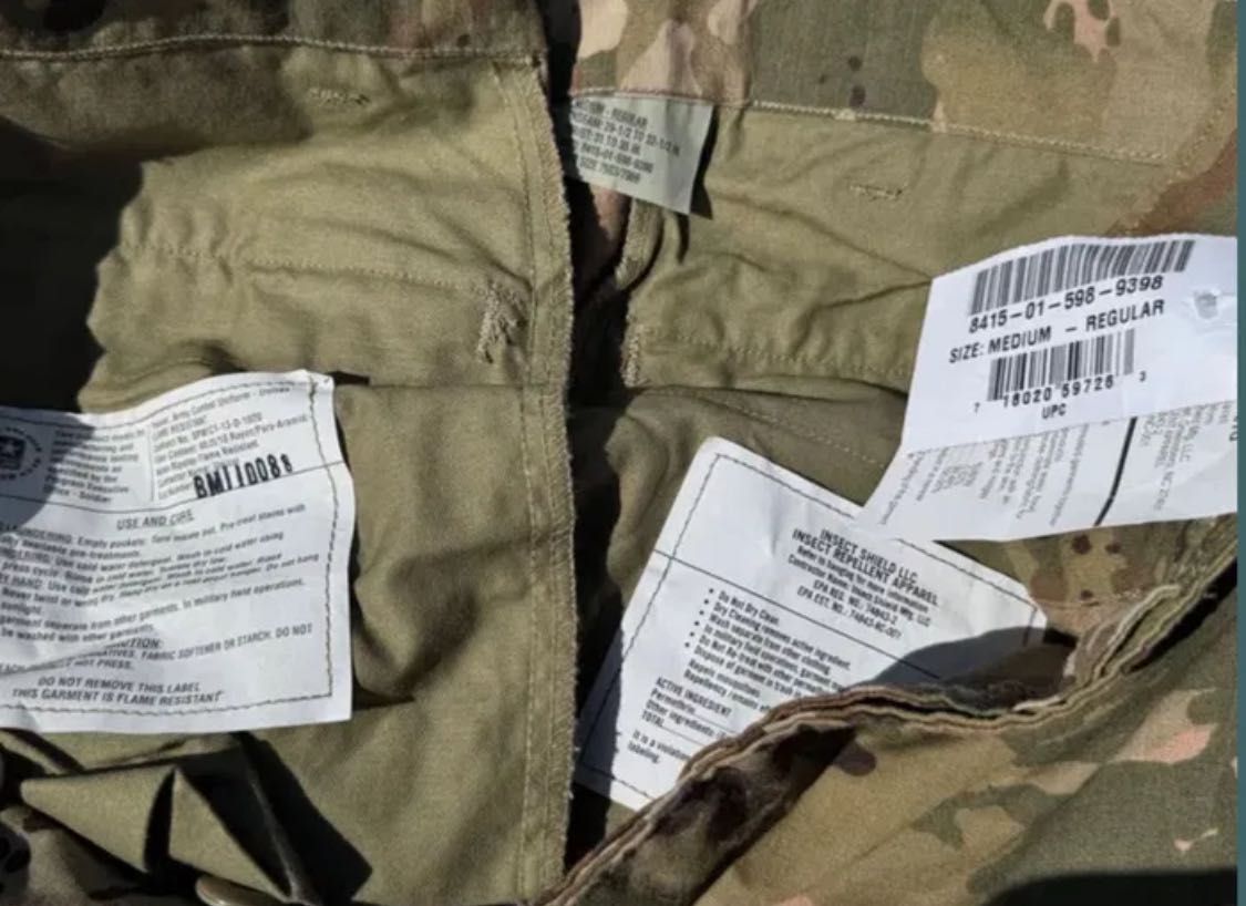 Оригінальні вогнестійкі штани армії США US Army Medium-Regular