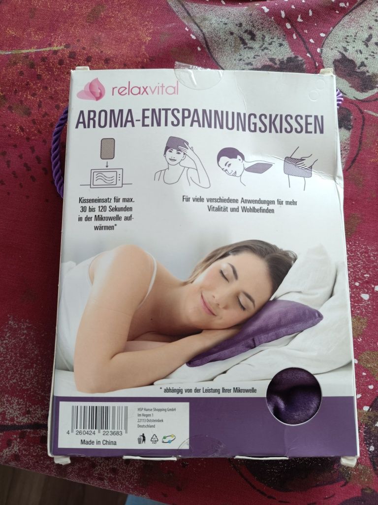 Aromatyczna poduszka relaksacyjna