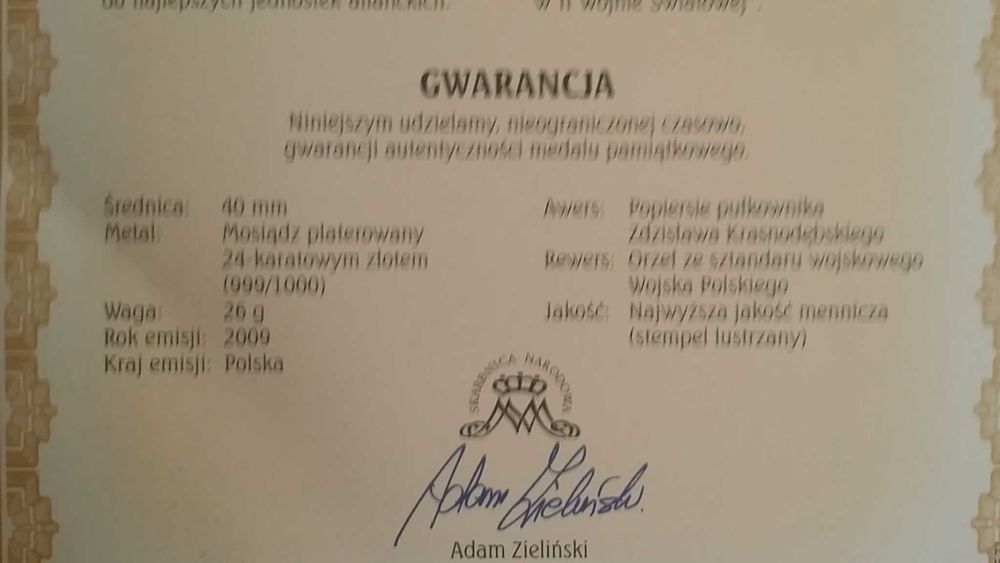 Medale, numizmaty, Polacy w II wojnie ś. kolekcja , Skarbnica Narodowa