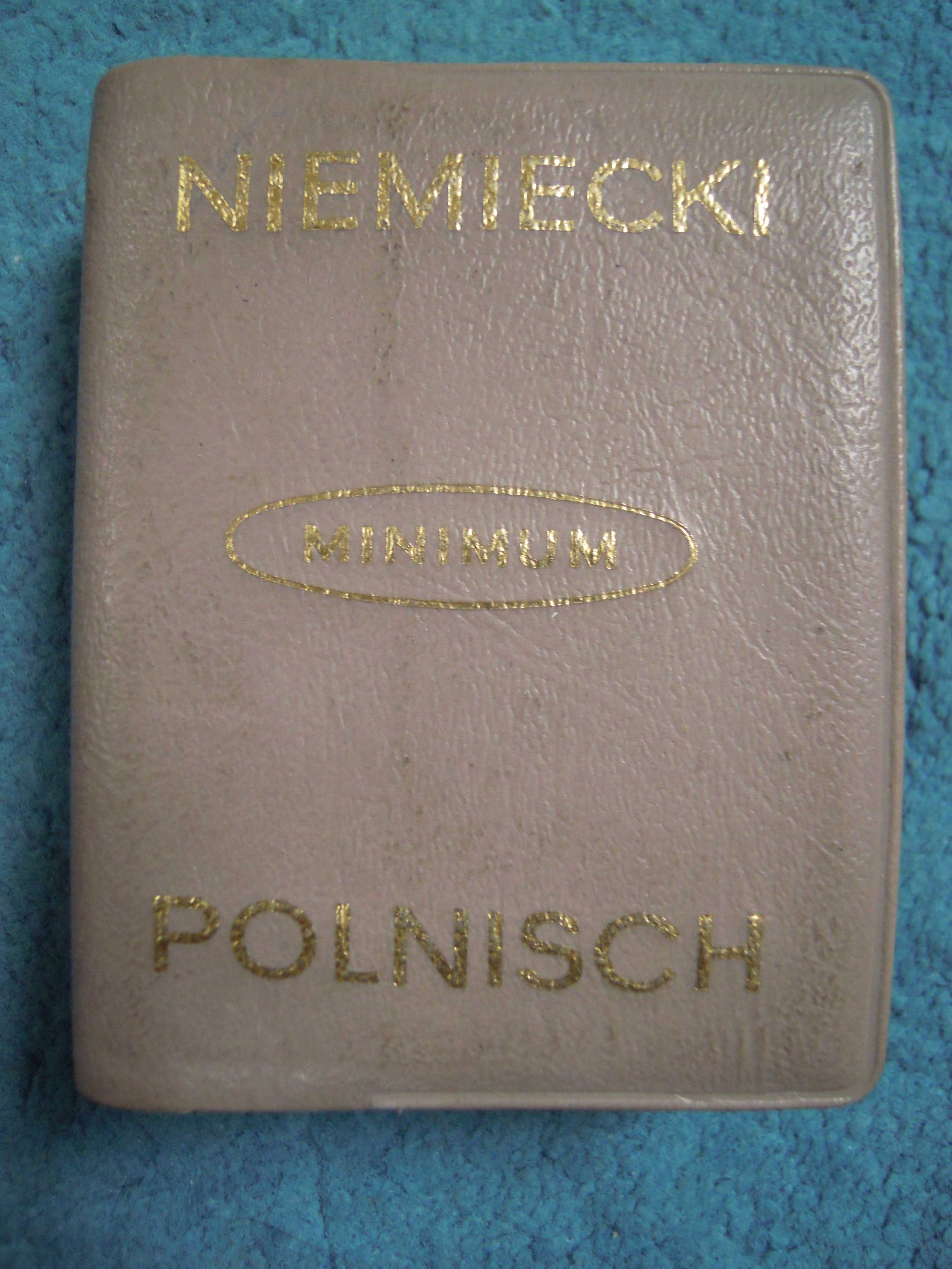 Słownik minimum niemiecko-polski, polsko-niemiecki MINIATURA Jóźwicki