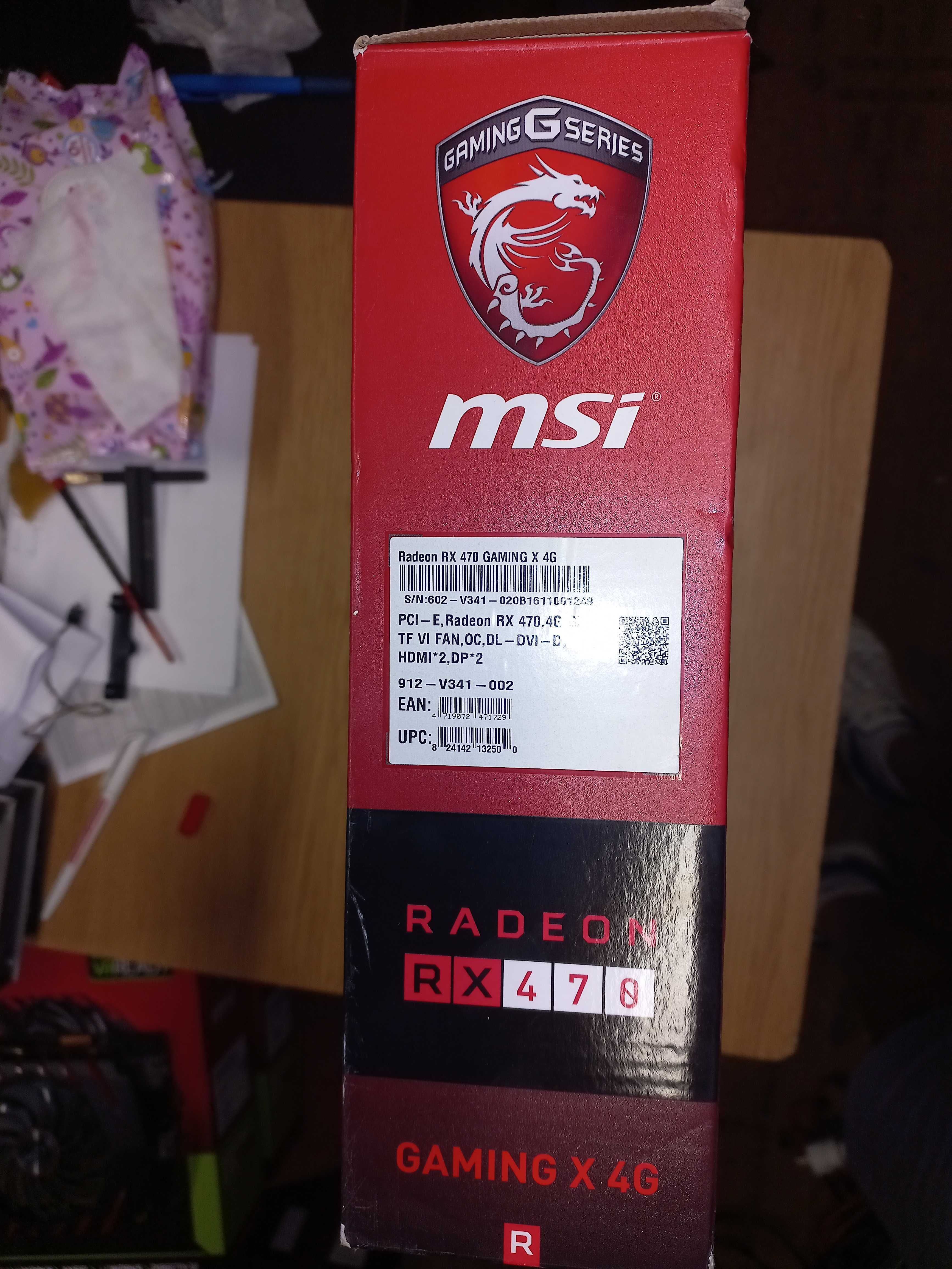 Відеокарта MSI Gaming X RX 470 4g
