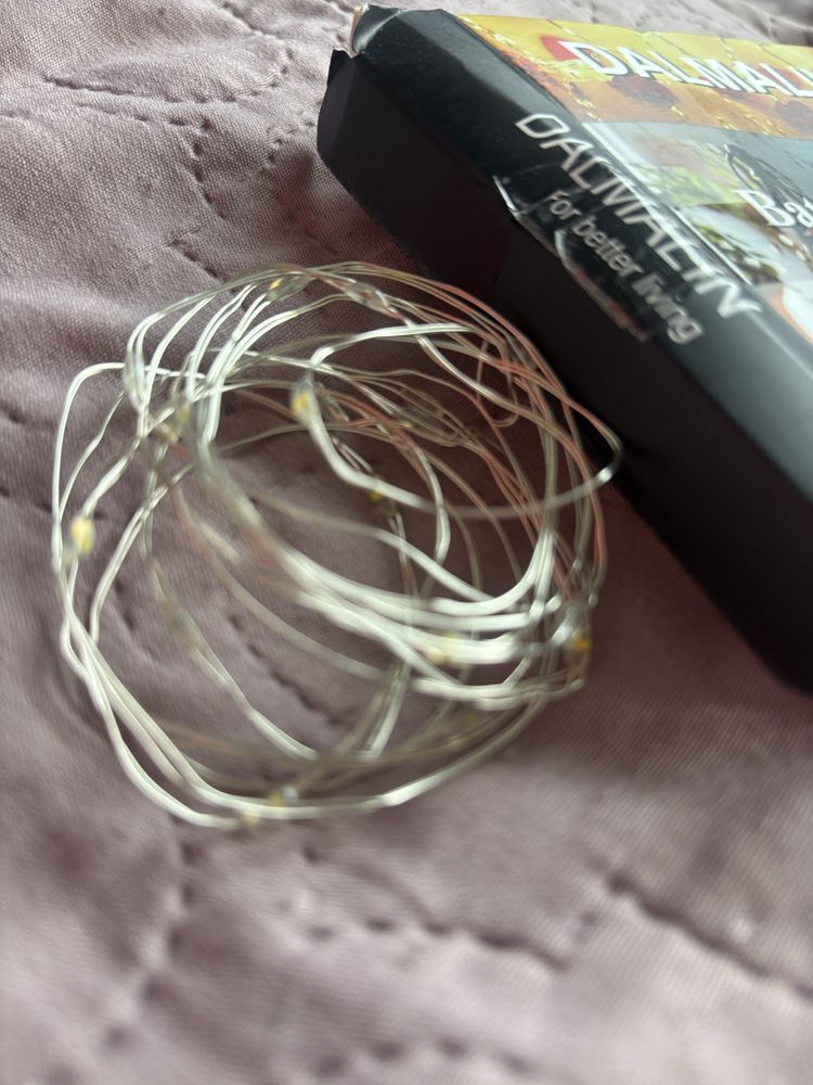 Lampki led drucik na baterie