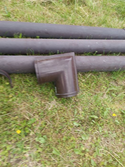 Rura spustowa 100 , brązowa