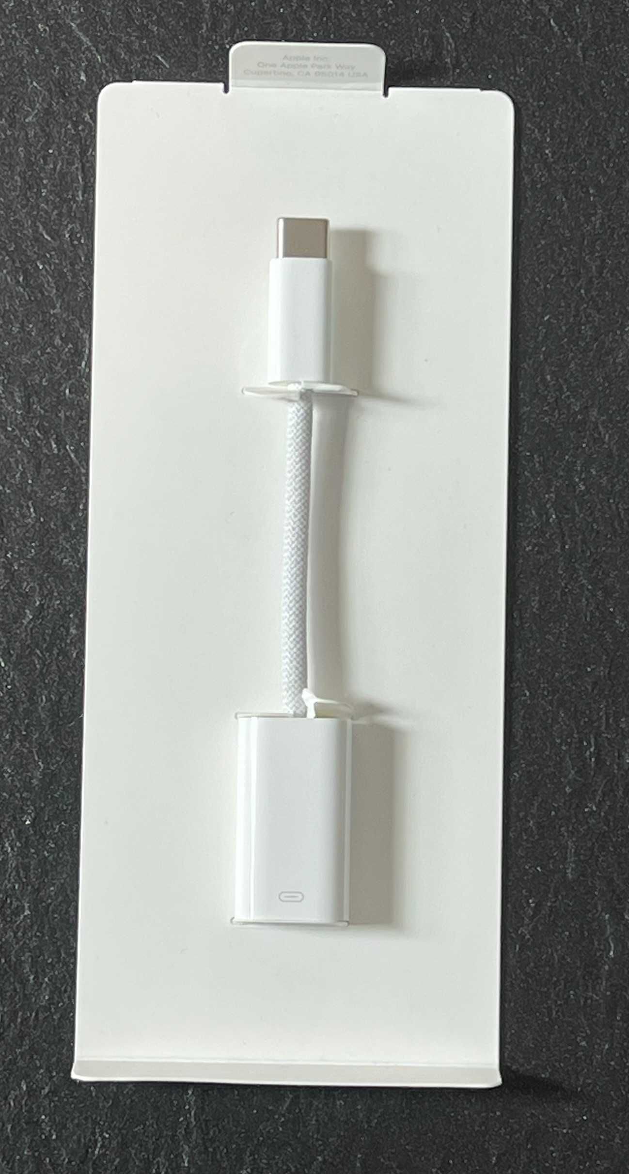 Adapter USB Typ C - Lightning APPLE MUQX3ZMA