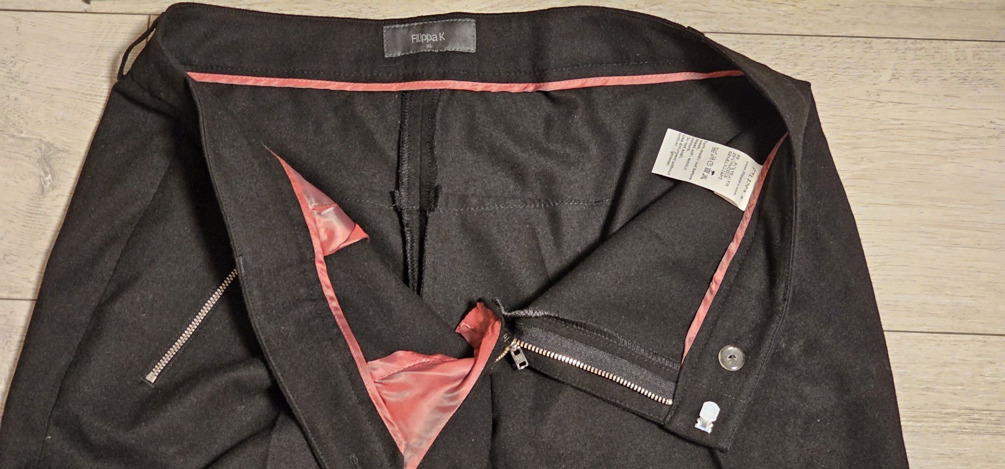 Filippa k spodnie damskie rozmiar XL wymiary na zdjęciach