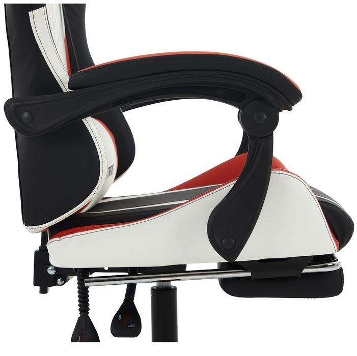 Fotel Gamingowy EXTREME R1 Red z Podnóżkiem dla Gracza i Biura