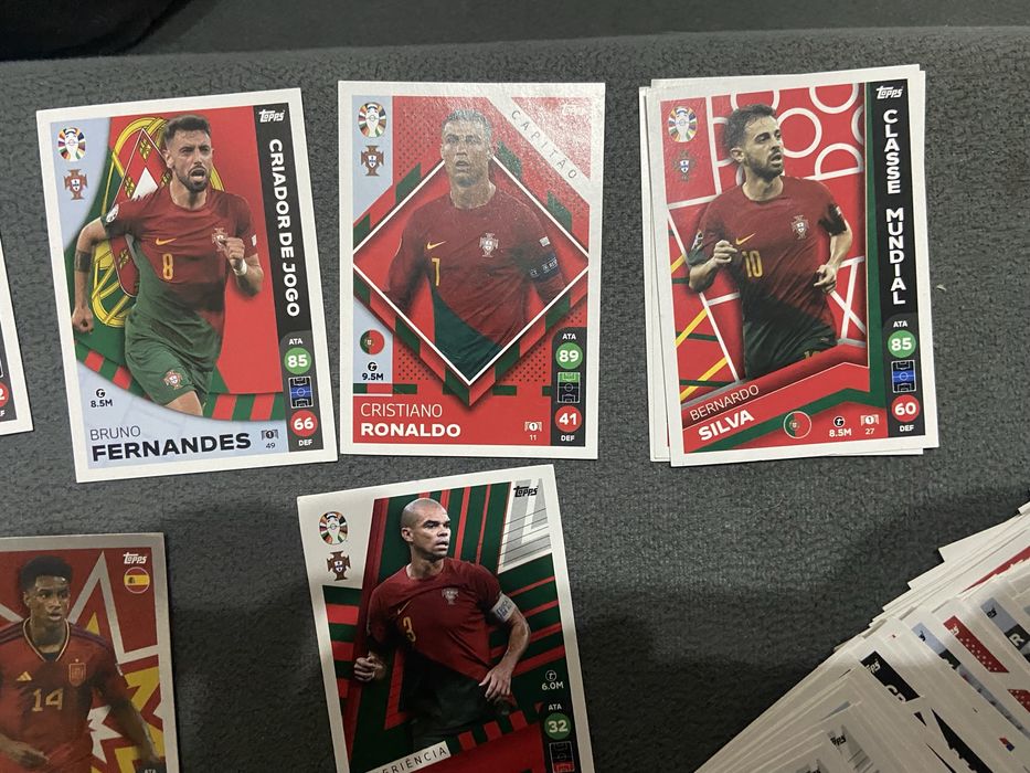200 Cromos seleçao Portuguesa e cromos do euro 2024