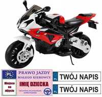 DUŻY motor na akumulator BMW S1000RR Motorek dla dzieci