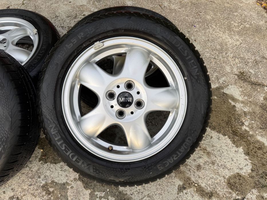 Jantes 15 4x100 Mini Cooper One com pneus