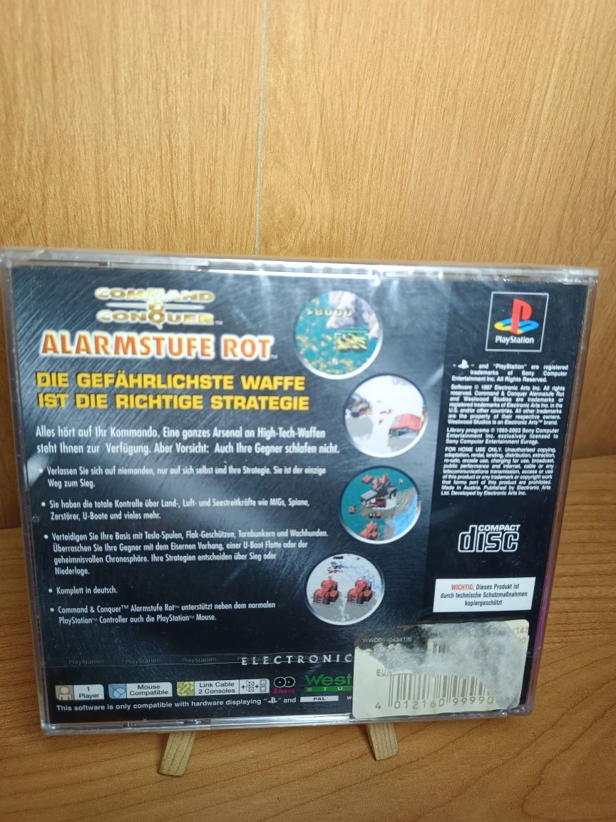 Playstation 1 Command & Conquer AlarmStufe Rot ps1 Psx  nowa w folii